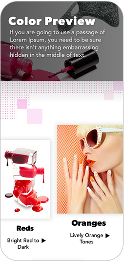 Mobile Design Color Preview