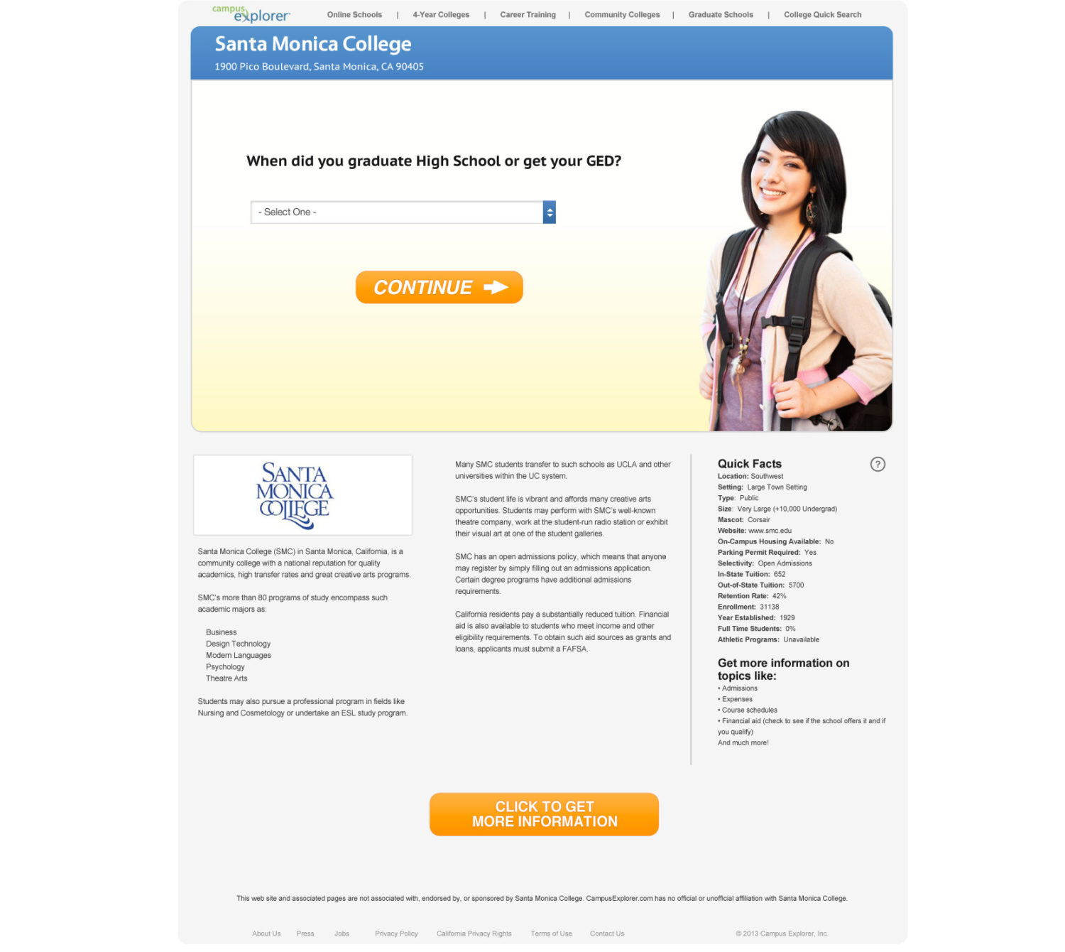 Landing Pages CDP Step 1