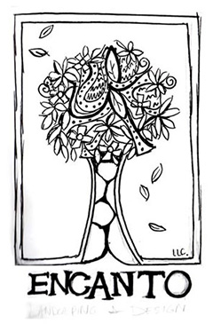 Logo Encanto Landscape Sketch