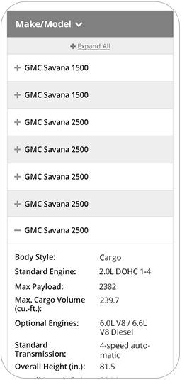 Mobile Design Vans Detail