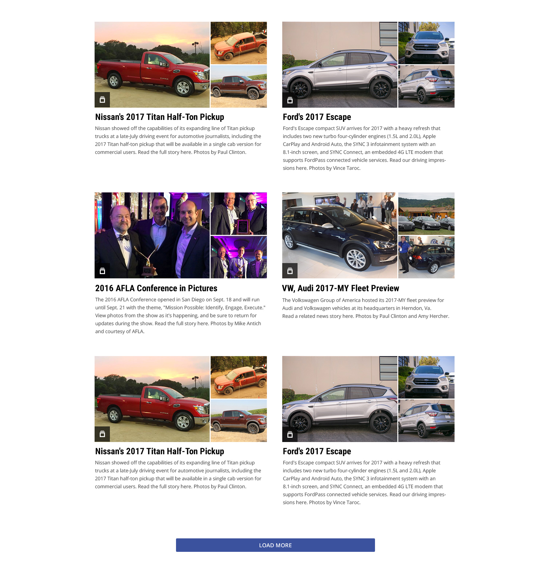 Web Design Photogallery Bottom List