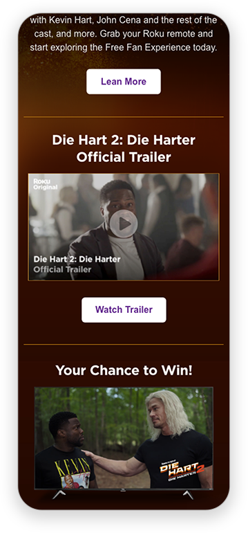 Email Mobile Design - Die Hart 2: Die Harter