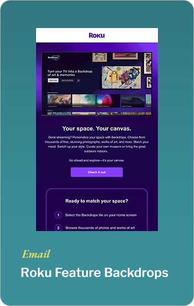 Related Projects Email Roku Feature Backdrops