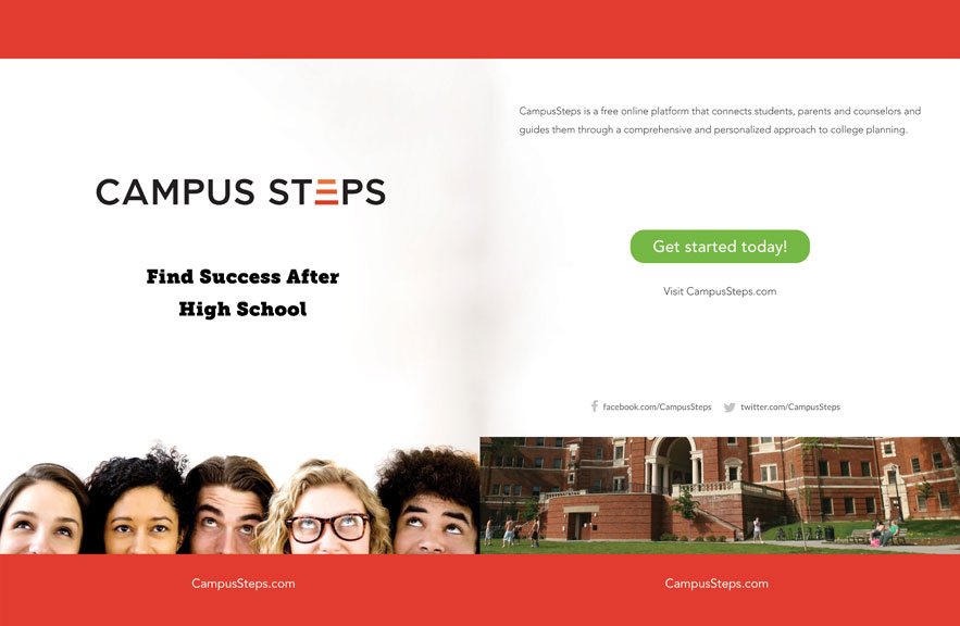 Campus Steps Half Fold Brochure