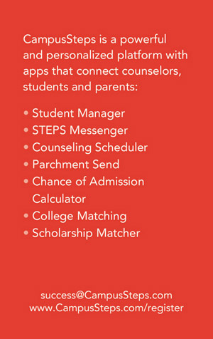 Campus Steps Registration Card